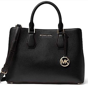 Michael Kors Camille Leather Satchel